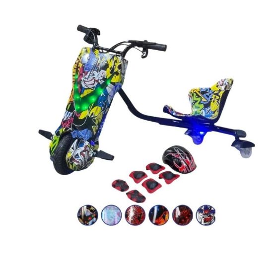 صورة سكوتر كهربائي للأطفال مع مقعد